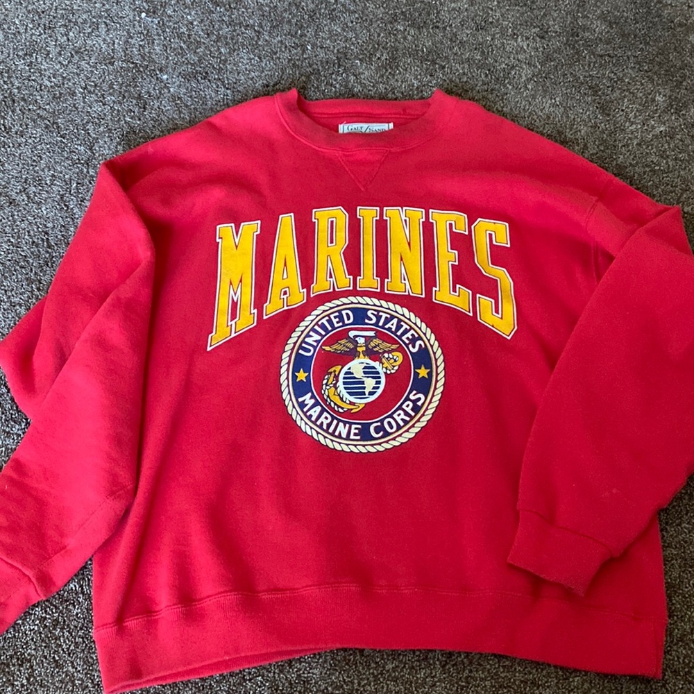 Vintage Marine Corps Crewneck sweater Galt Sand 80s 90s